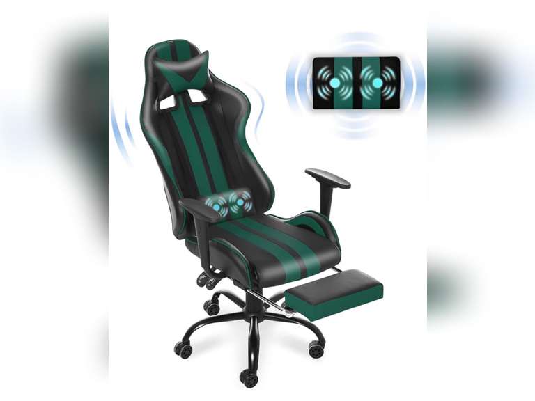 Ferghana Gaming Chair with Footrest, Office Gaming Chair