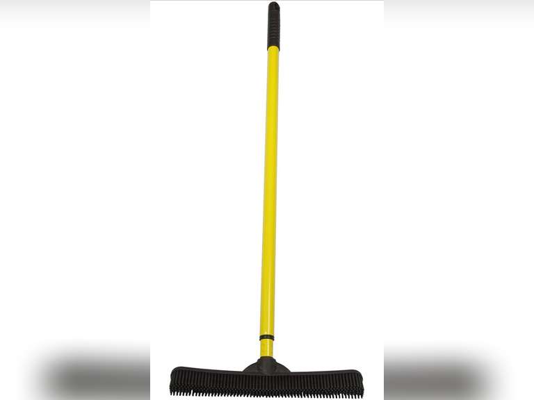 FURemover Broom SW250IAMZ6, Pet Hair Removal Tool with Squeegee