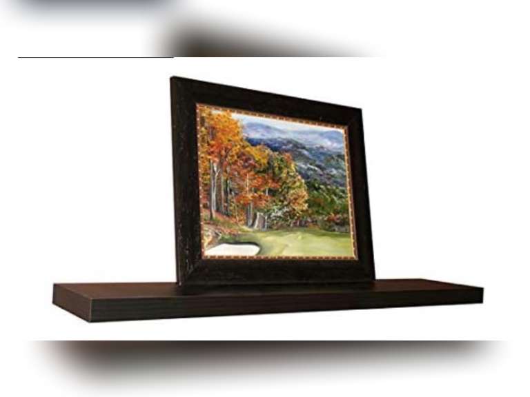 InPlace Shelving, Espresso Lewis Hyman 9084650 Floating Wall Shelf, 47.