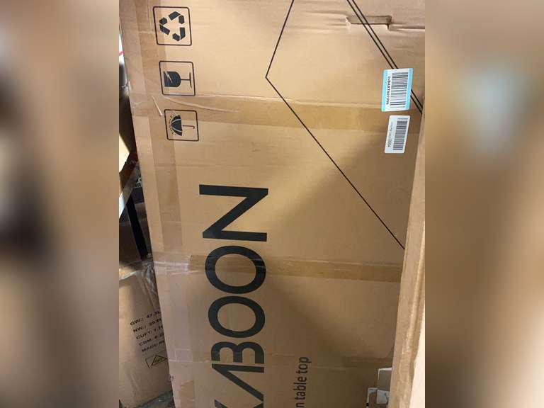 Kaboon 60x24 Wood Table Top, Solid One Piece Desktop for Sit Stand Desk