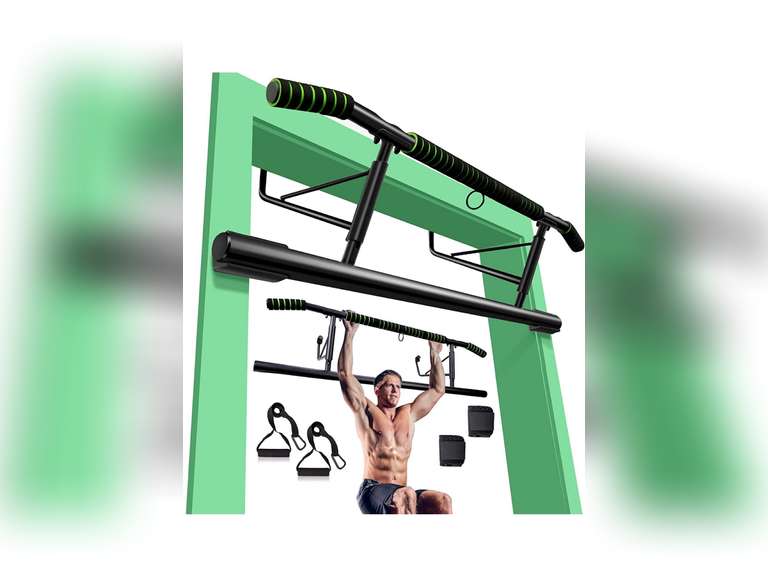 Pullup Bar, Heavy Duty Pull Up Bar for Doorway, Multifunctional Wall
