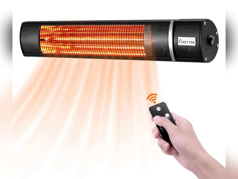 KEY TEK WallMounted Patio Heater Electric Infrared Heater Indoor