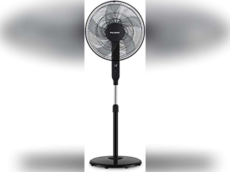 PELONIS PFS40D6ABB DC Motor Ultra Quiet 16 Inch Pedestal Sleeping &Baby