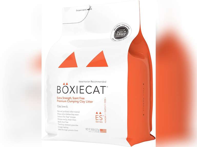 Boxiecat Extra Strength Premium Clumping Cat Litter Clay Formula