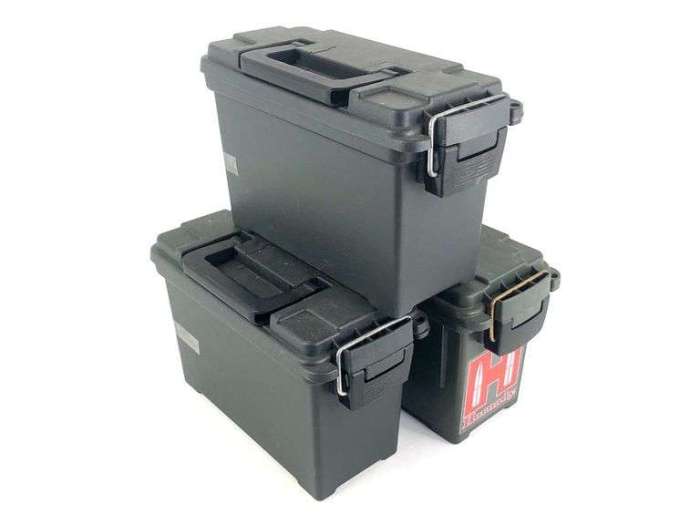 Plastic ammo boxes at harbor freight