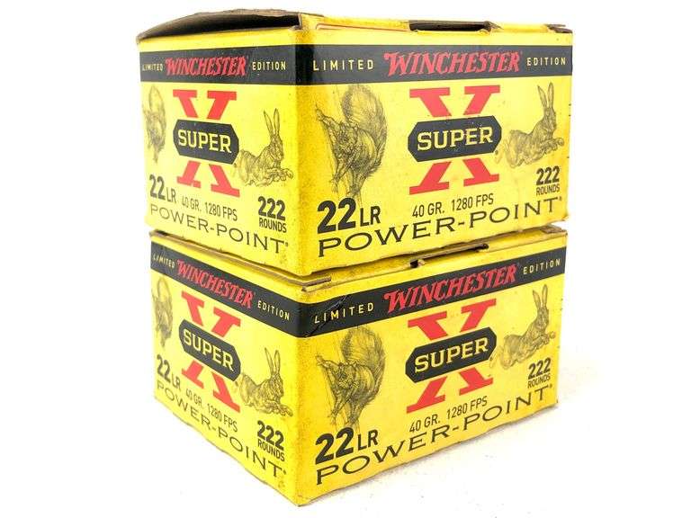 444rds Winchester 22Lr 40Gr Power Point Bullet RES Auction Services