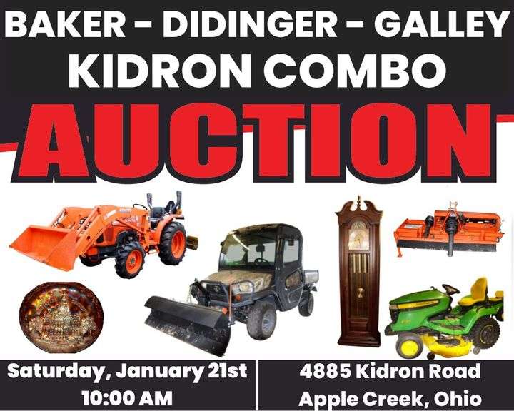 Baker Didinger Galley Kidron Combo Auction RES Auction Services