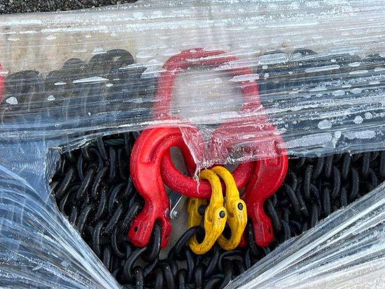 "ABSOLUTE" 2022 Greatbear 5/16" 7' G80 Double Legs Lifting Chain Sling