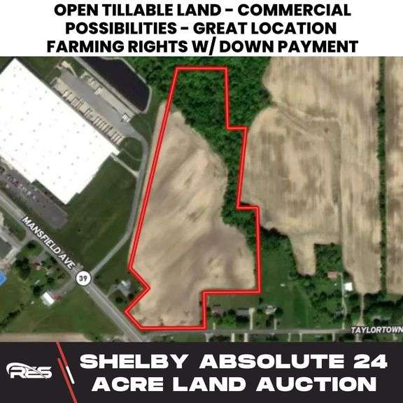 Shelby Absolute 24 Acre Land Auction RES Auction Services
