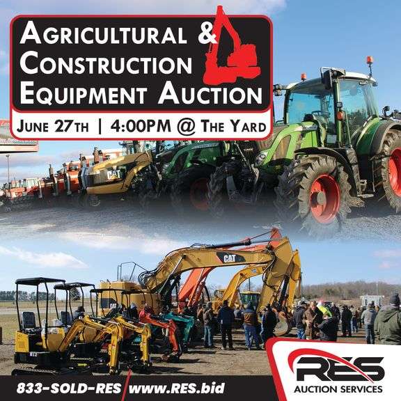 RES Equipment Yard Auction RES Auction Services