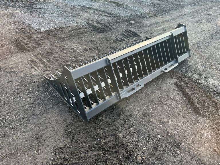 "ABSOLUTE" 72" Quick Attach Rock Bucket RES Auction Services