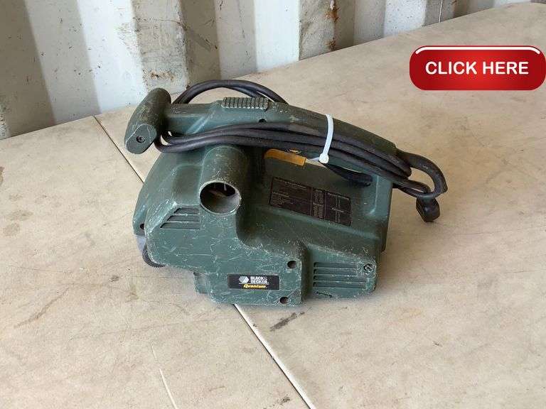 Black&decker quantum belt sander, electric - Rideau Auctions