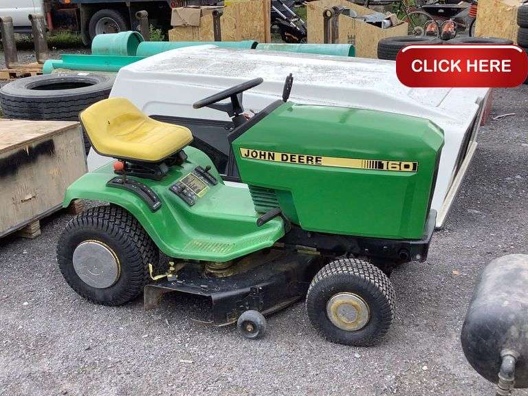 John Deere 160 lawn tractor , gas Rideau Auctions
