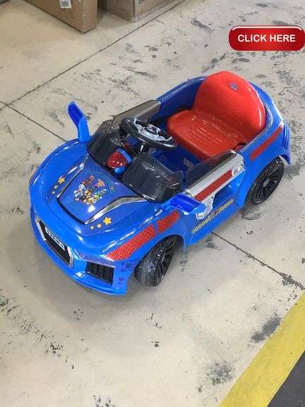 Paw patrol e-cruiser 6v - Rideau Auctions