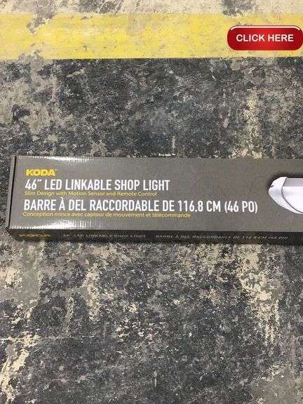 Koda LED Linkable Shop Light, 46” - Rideau Auctions