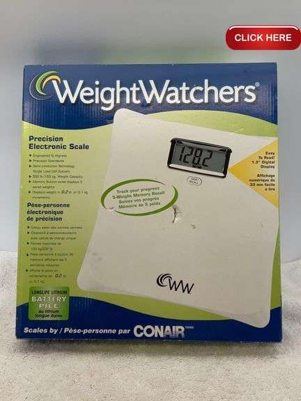 Weight watchers electronic scale - Rideau Auctions