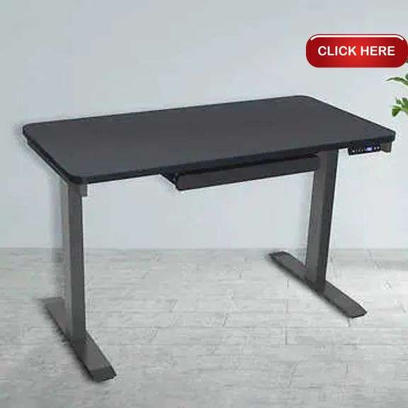 Motionwise Height Adjustable Standing Desk, 48”x24” Rideau Auctions