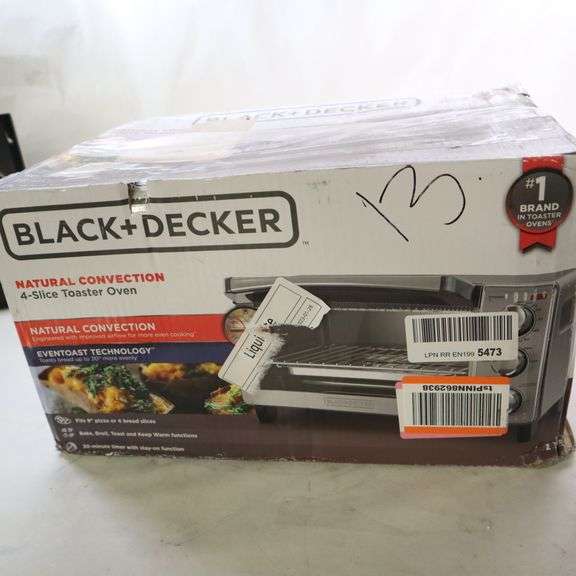 Black+Decker Natural Convection 4Slice Toaster Oven Rio Grande Trade