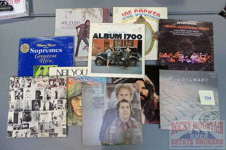 Assorted Vintage Rock Albums. All for one money. Rocky Mountain