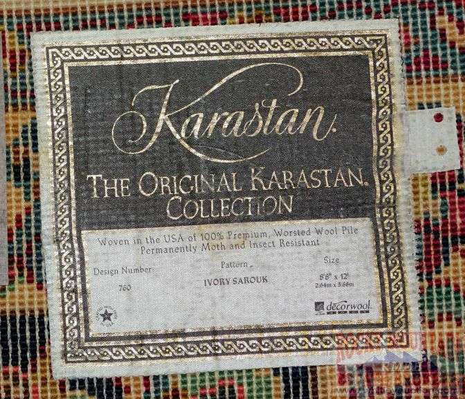 Beautiful Karastan "The Original Karastan Collection Ivory Sarouk