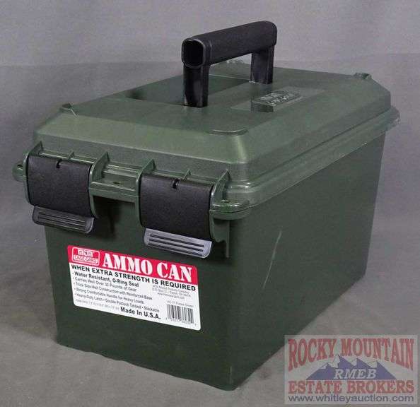 New MTM CaseGard Large Ammo Can. Rocky Mountain Estate Brokers Inc.