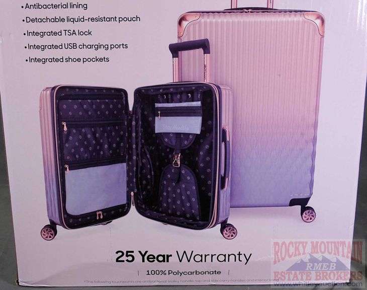 New iFLY Smart Antibacterial 2 piece luggage set with spinner wheels