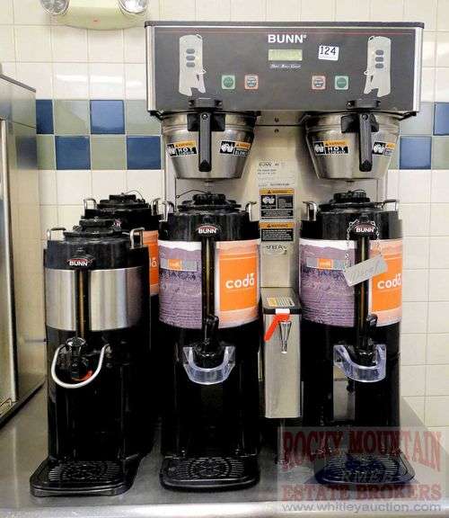 Bunn Model TF DBC Stainless Steel, Commercial Dual Coffee Brewer with