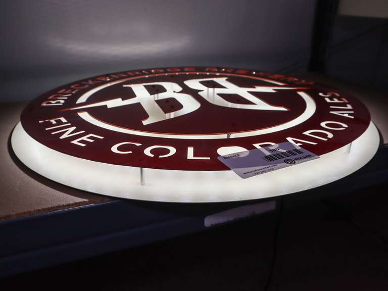 Breckenridge Brewery Light UP Sign Roller Auctions