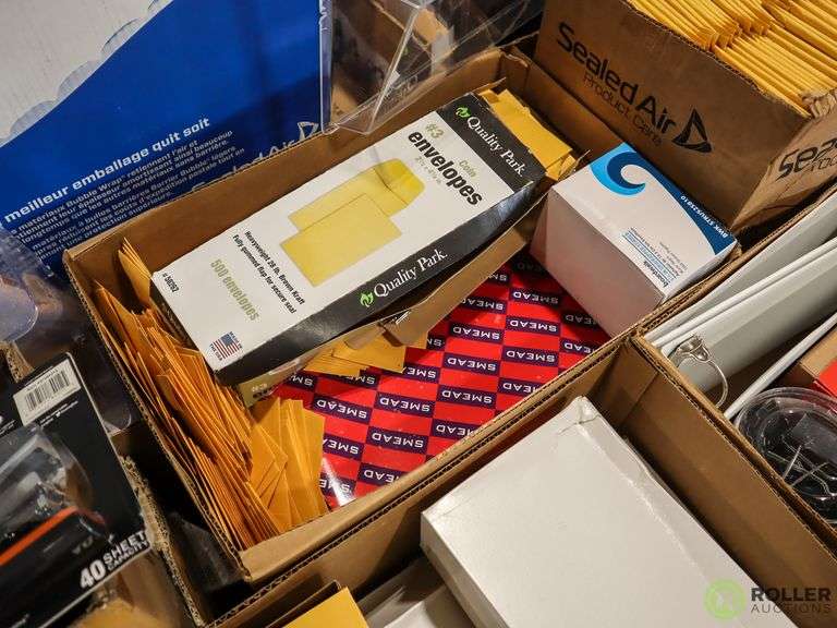 Pallet of Office Supplies Roller Auctions