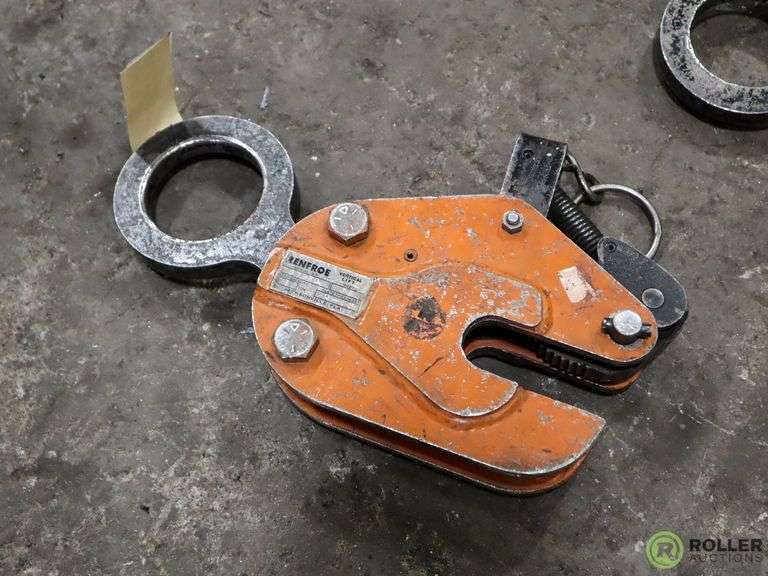 Renfroe FR Vertical Lift Plate Clamp Roller Auctions