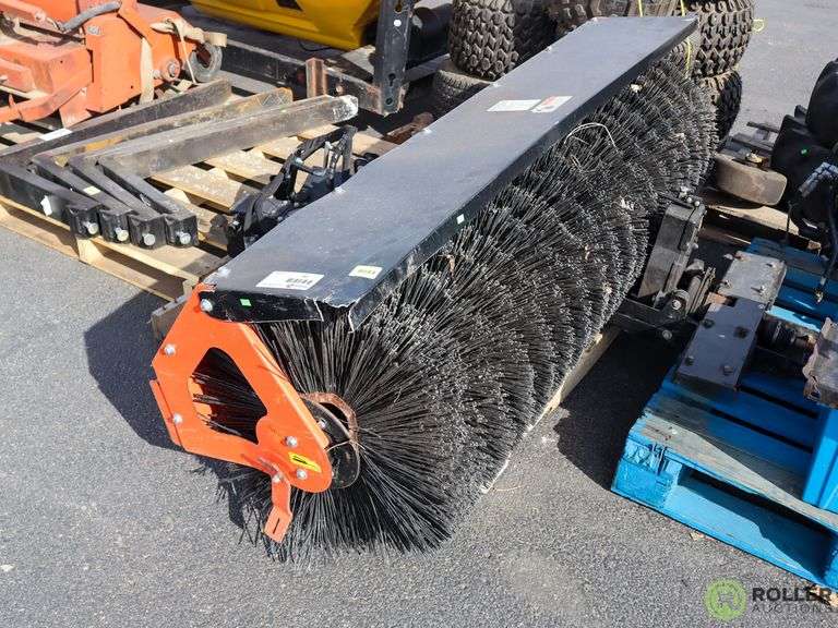 Kubota V5266 Broom Sweeper With Attachments, PTO, 66" Roller Auctions
