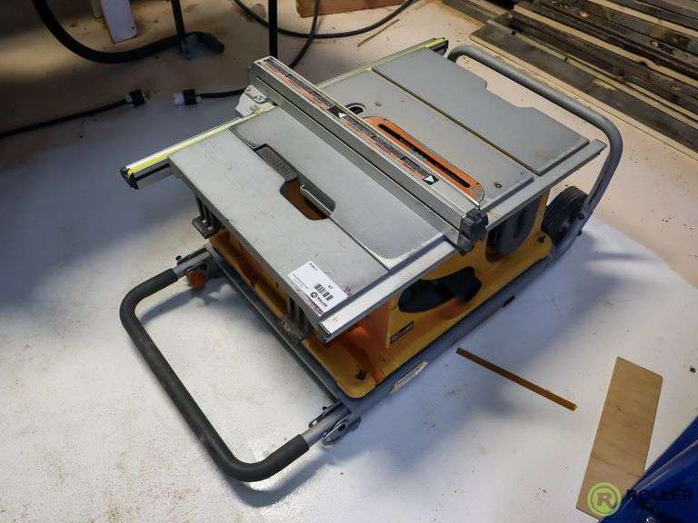 Ridgid TS2400-1 10" Portable Table Saw - Roller Auctions