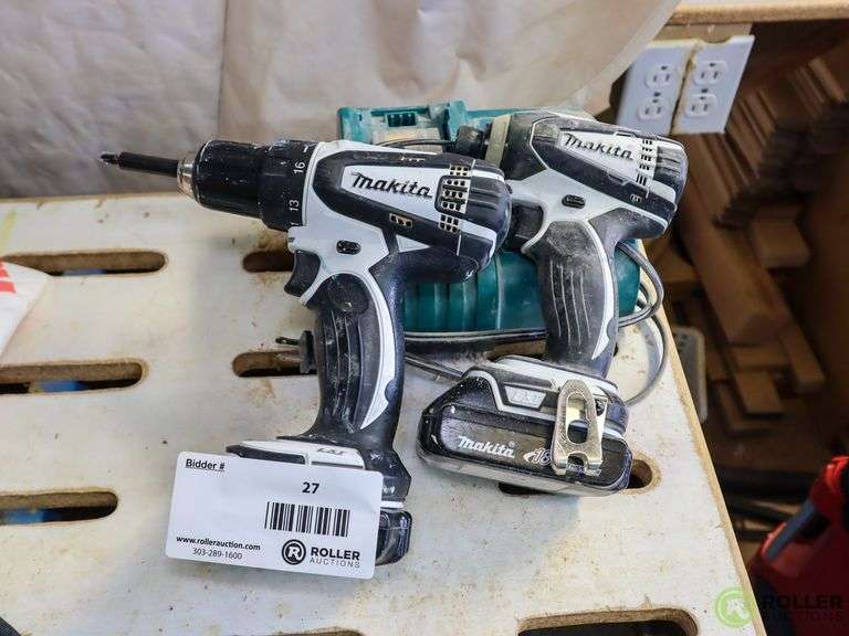 Makita XFD01 and LXDT04 Drills With (2) Batteries and Charger - Roller
