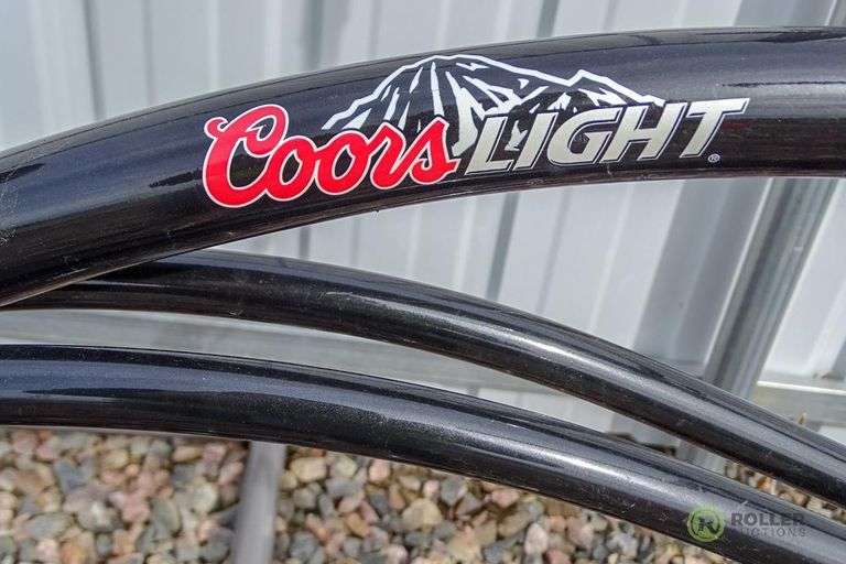Coors Light Cruiser Bike With Fenders and Light Roller Auctions