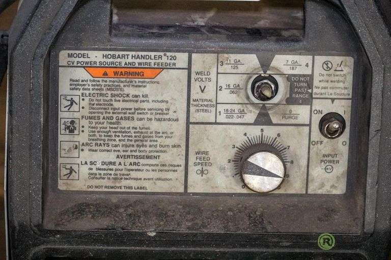 Hobart Handler 120 Welder and Assorted Rods - Roller Auction