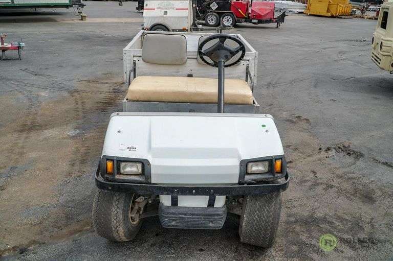 Ingersoll Rand Turf II Club Car With Dump Bed, Gas Roller Auctions