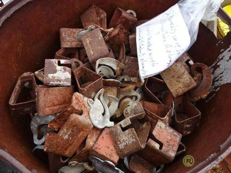 Pallet of Assorted Jahn Concrete Form Clamps, AClamp and CClamps