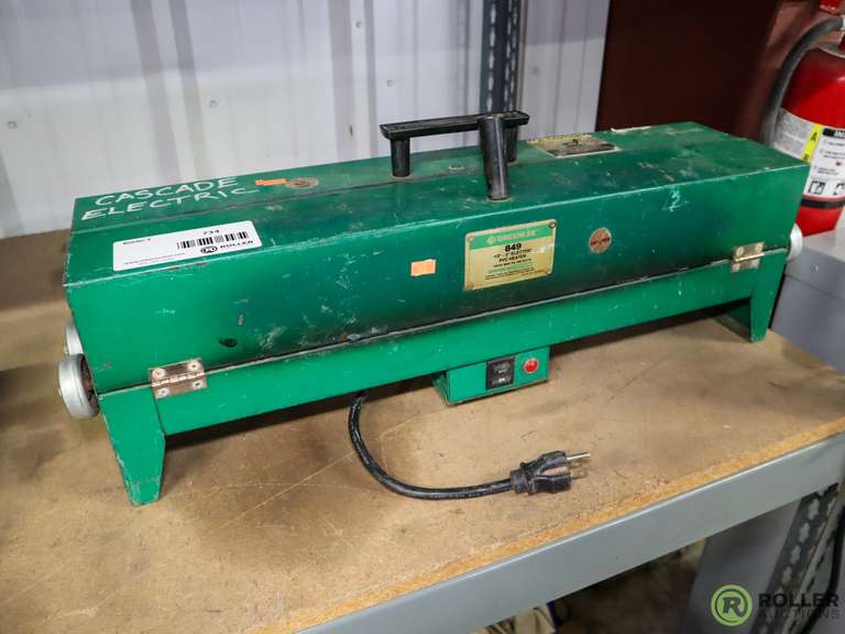 Greenlee 849 1/2in 2in Electric PVC Heater Roller Auction