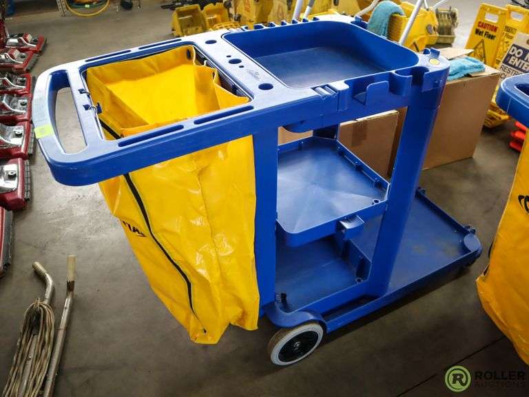 Continental Plastic Janitorial Cart Roller Auctions