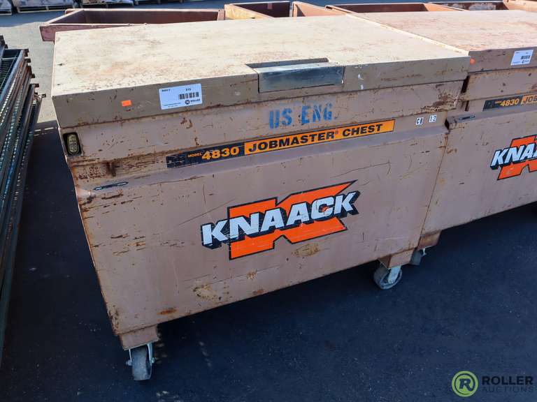 Knaack 4830 Jobmaster Chest Gang Box on Casters Roller Auctions