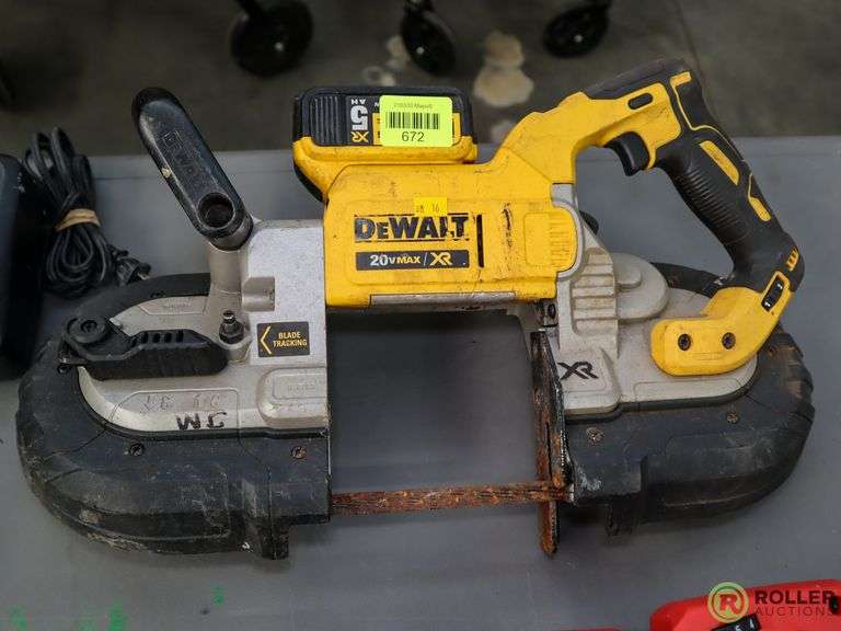 DeWalt DCS374 Cordless Band Saw Roller Auction