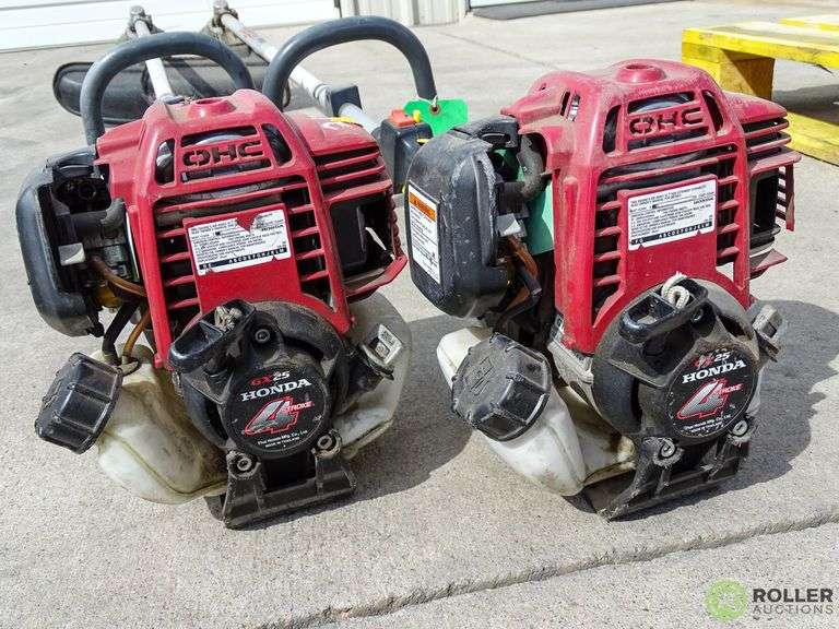 (2) Honda HHT25S Trimmers, Gas Roller Auctions