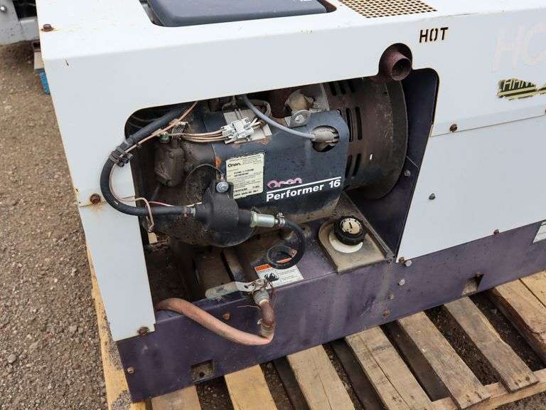 Hobart Champion 16 Welder/Generator, Onan Performer 16 Gas Engine, Hour