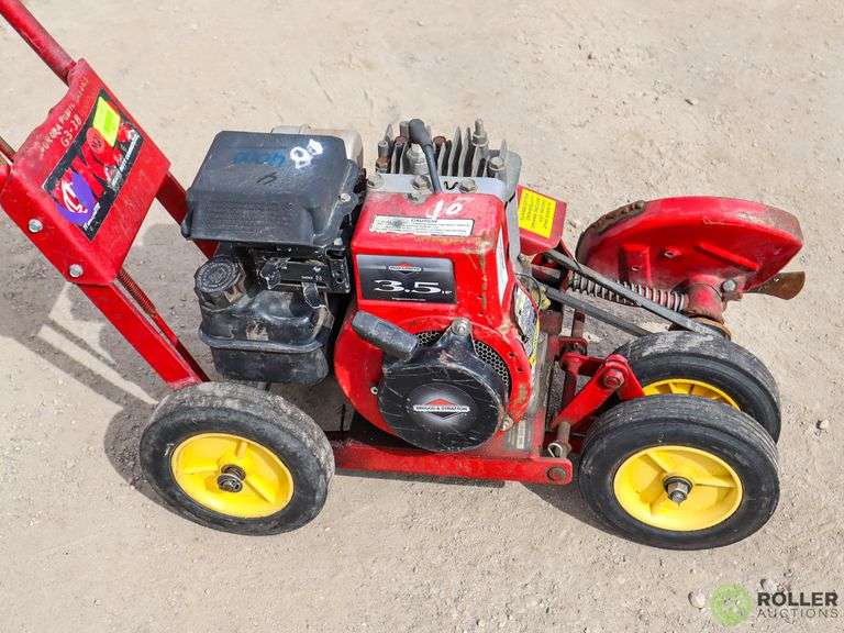 Kee WalkBehind Gas Lawn Edger, 3.5 HP, Roller Auctions Unable To Start