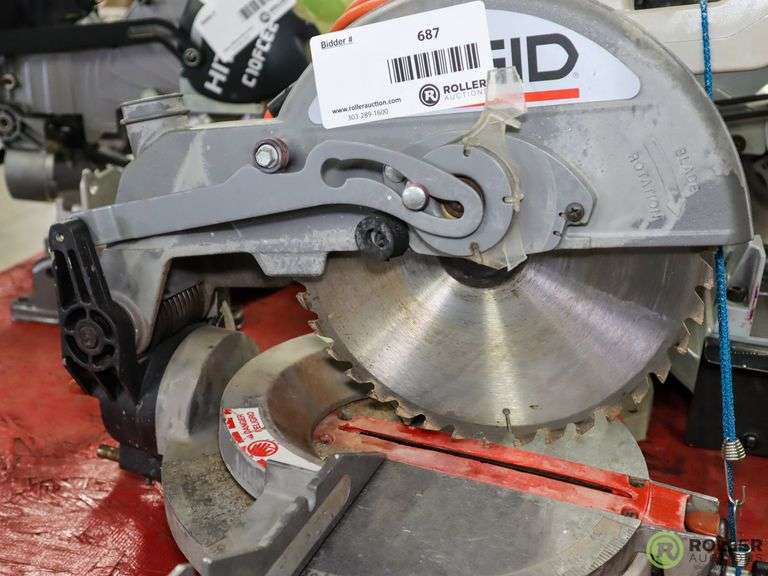 Ridgid MS1060 10in Miter Saw Roller Auction