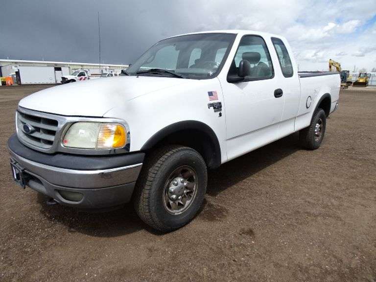 2002 FORD F150 4X4 SUPER CAB PICKUP, Triton 5.4L V8, Gas & CNG