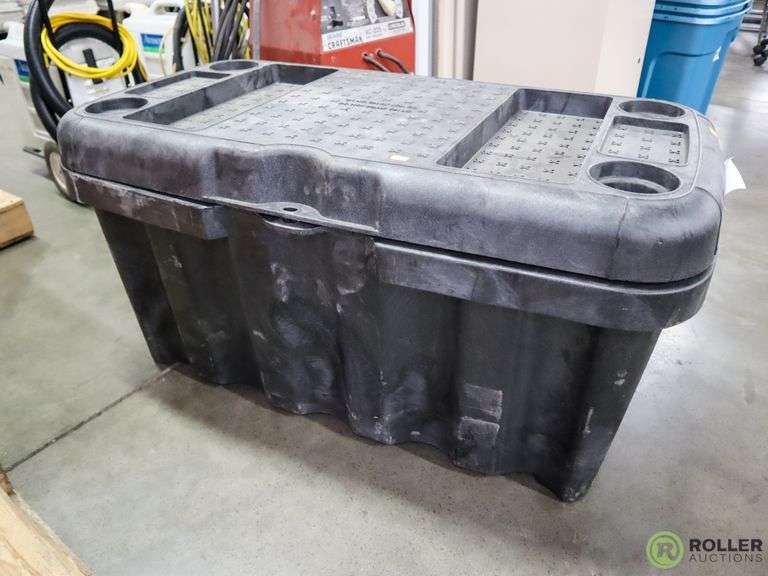 Power Packer 45Gallon Storage Container with Transport Chain Roller