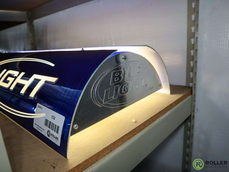 Bud Light Overhead Light Roller Auctions