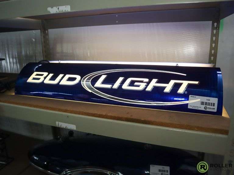 Bud Light Overhead Light Roller Auctions