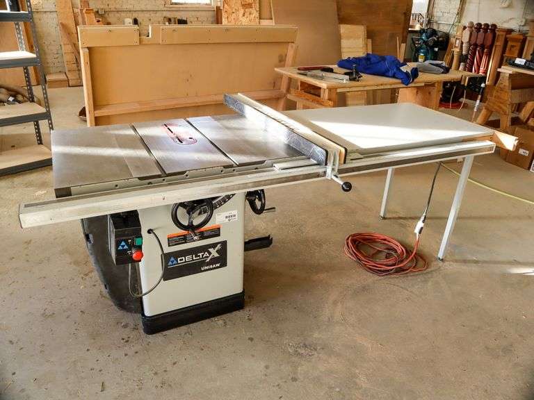 Delta X5 36L31X Table Saw, Single Phase, 230V and Custom Table